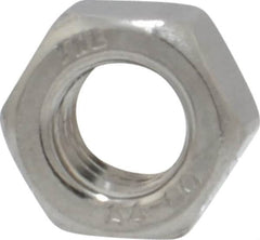 Value Collection - M5x0.80 Metric Coarse Stainless Steel Right Hand Hex Nut - 8mm Across Flats, 4mm High, Uncoated - Exact Tooling