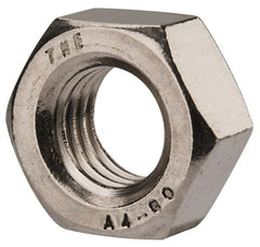 Value Collection - M14x2.00 Metric Coarse Stainless Steel Right Hand Hex Nut - 22mm Across Flats, 11mm High, Uncoated - Exact Tooling