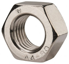 Value Collection - M24x3.00 Metric Coarse Stainless Steel Right Hand Hex Nut - 36mm Across Flats, 19mm High, Uncoated - Exact Tooling