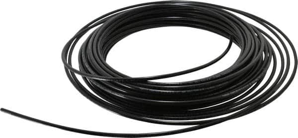 Parker - 1/8" ID x 1/4" OD, 1/16" Wall Thickness, 100' Long, Nylon Tube - Black, 500 Max psi, -65 to 200°F - Exact Tooling