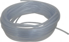Parker - 3/16" ID x 1/4" OD, 1/32" Wall Thickness, 100' Long, Vinyl Tube - Clear, 22 Max psi, -40 to 150°F - Exact Tooling