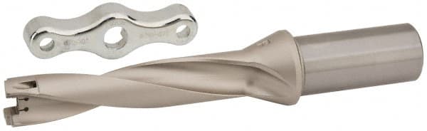 Iscar - 0.787 to 0.823" Diam, 5xD, 3.94" Max Depth, 1" Shank Diam, 7.2" OAL, Replaceable Tip Drill - IDI-SG, IDI-SK Insert, 20 Seat Size, DCM Toolholder, Series ChamDrill - Exact Tooling