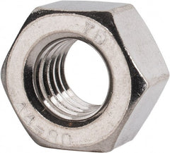 Value Collection - M10x1.50 Metric Coarse Stainless Steel Right Hand Heavy Hex Nut - 17mm Across Flats, 10mm High, Uncoated - Exact Tooling