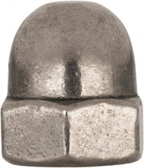 Value Collection - M8x1.25 Metric Coarse, 13mm Width Across Flats, Uncoated, Stainless Steel Acorn Nut - 15mm Overall Height, Austenitic A4, DIN 1587 - Exact Tooling