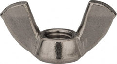 Value Collection - M8x1.25 Metric Coarse, Stainless Steel Standard Wing Nut - Grade 316, Austenitic Grade A4, 30.3mm Wing Span, 14.8mm Wing Span - Exact Tooling