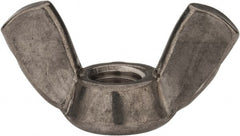 Value Collection - M12x1.75 Metric Coarse, Stainless Steel Standard Wing Nut - Grade 316, Austenitic Grade A4, 49.4mm Wing Span, 24.1mm Wing Span - Exact Tooling