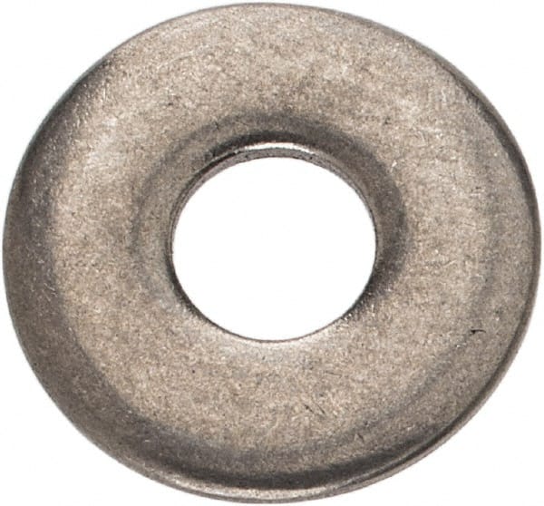 Value Collection - M3 Screw, Grade 18-8 Stainless Steel Fender Flat Washer - 3.2mm ID x 9mm OD, Plain Finish - Exact Tooling
