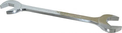 Proto - 1-1/2" Standard Open End Wrench - 14-1/2" OAL, Double End, Chrome Finish, 15° & 60° Head Angle - Exact Tooling