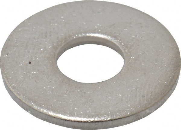 Value Collection - M6 Screw, Grade 18-8 Stainless Steel Fender Flat Washer - 6.4mm ID x 24mm OD, Plain Finish - Exact Tooling