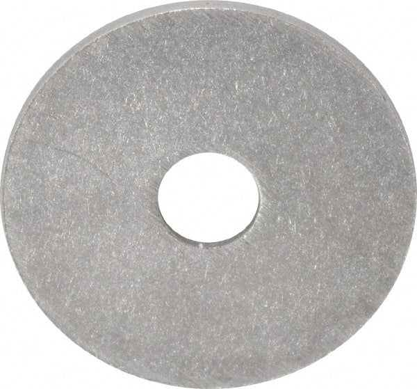 Value Collection - M3 Screw, Grade 18-8 Stainless Steel Fender Flat Washer - 3.2mm ID x 14mm OD, Plain Finish - Exact Tooling