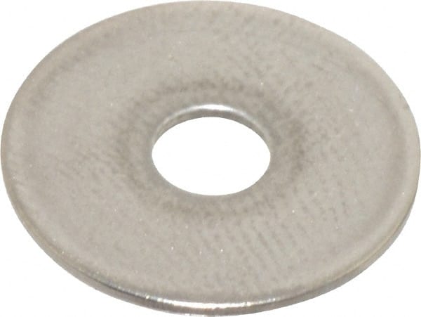 Value Collection - M4 Screw, Grade 18-8 Stainless Steel Fender Flat Washer - 4.3mm ID x 16mm OD, Plain Finish - Exact Tooling