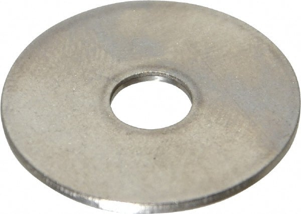 Value Collection - M6 Screw, Grade 18-8 Stainless Steel Fender Flat Washer - 6.4mm ID x 24mm OD, 1.2mm Thick, Plain Finish - Exact Tooling