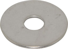 Value Collection - M10 Screw, Grade 18-8 Stainless Steel Fender Flat Washer - 10.5mm ID x 36mm OD, 2mm Thick, Plain Finish - Exact Tooling