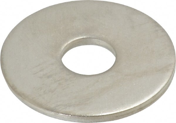 Value Collection - M12 Screw, Grade 18-8 Stainless Steel Fender Flat Washer - 13mm ID x 40mm OD, 2.5mm Thick, Plain Finish - Exact Tooling