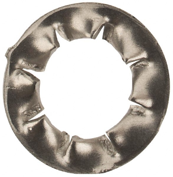 Value Collection - M5 Screw, 5.3mm ID, Stainless Steel Internal Tooth Lock Washer - 10mm OD, Uncoated, Grade 18-8 & Austenitic A2 - Exact Tooling