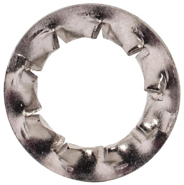 Value Collection - M6 Screw, 6.4mm ID, Stainless Steel Internal Tooth Lock Washer - 11mm OD, Uncoated, Grade 18-8 & Austenitic A2 - Exact Tooling