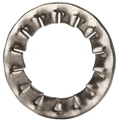Value Collection - M14 Screw, 15mm ID, Stainless Steel Internal Tooth Lock Washer - 24mm OD, Uncoated, Grade 18-8 & Austenitic A2 - Exact Tooling