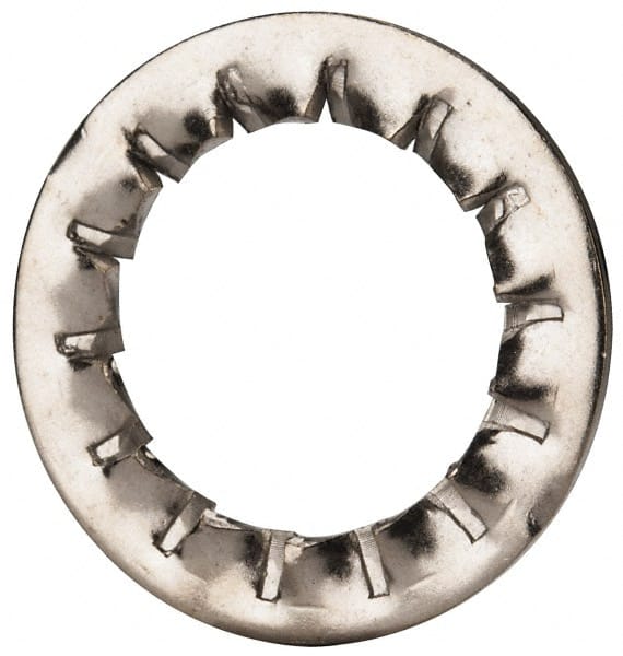 Value Collection - M24 Screw, 23mm ID, Stainless Steel Internal Tooth Lock Washer - 36mm OD, Uncoated, Grade 18-8 & Austenitic A2 - Exact Tooling