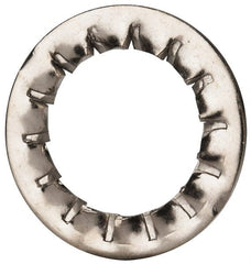 Value Collection - M24 Screw, 23mm ID, Stainless Steel Internal Tooth Lock Washer - 36mm OD, Uncoated, Grade 18-8 & Austenitic A2 - Exact Tooling