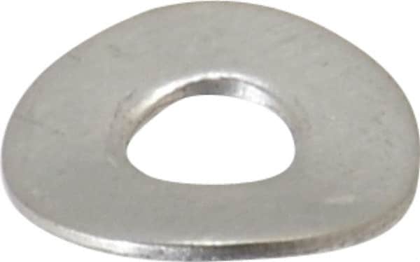 Value Collection - M3 Screw, 3.2mm ID x 8mm OD, Grade 18-8 Stainless Steel Wave Disc Spring - 0.5mm Thick, 1.6mm Overall Height - Exact Tooling