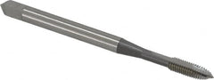 OSG - M3x0.50 Metric Coarse, 2 Flute, Bright Finish, High Speed Steel Spiral Point Tap - Plug Chamfer, Right Hand Thread, 1-15/16" OAL, 5/8" Thread Length, 0.141" Shank Diam, 6H Class of Fit, Series 142 - Exact Tooling