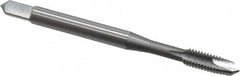 OSG - M4x0.70 Metric Coarse, 2 Flute, Bright Finish, High Speed Steel Spiral Point Tap - Plug Chamfer, Right Hand Thread, 2-1/8" OAL, 3/4" Thread Length, 0.168" Shank Diam, 6H Class of Fit, Series 142 - Exact Tooling