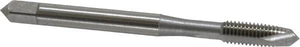 OSG - M5x0.80 Metric Coarse, 2 Flute, Bright Finish, High Speed Steel Spiral Point Tap - Plug Chamfer, Right Hand Thread, 2-3/8" OAL, 7/8" Thread Length, 0.194" Shank Diam, 6H Class of Fit, Series 142 - Exact Tooling
