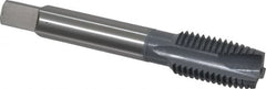 OSG - M16x2.00 Metric Coarse, 3 Flute, elektraLUBE Finish, High Speed Steel Spiral Point Tap - Plug Chamfer, Right Hand Thread, 3-13/16" OAL, 1-13/16" Thread Length, 6H Class of Fit, Series 102M - Exact Tooling