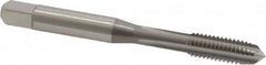 OSG - M6x1.00 Metric Coarse 6H 4 Flute Bright Finish High Speed Steel Straight Flute Standard Hand Tap - Plug, Right Hand Thread, 2-1/2" OAL, 1" Thread Length, D5 Limit, Oversize - Exact Tooling
