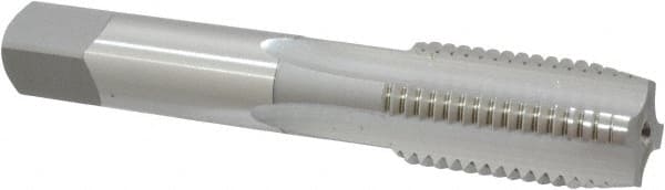 OSG - M20x2.50 Metric Coarse 6H 4 Flute Bright Finish High Speed Steel Straight Flute Standard Hand Tap - Plug, Right Hand Thread, 4-15/32" OAL, 2" Thread Length, D7 Limit, Oversize - Exact Tooling