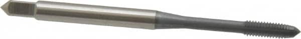 OSG - M3x0.50 Metric Coarse 6H 3 Flute elektraLUBE Finish High Speed Steel Straight Flute Standard Hand Tap - Plug, Right Hand Thread, 1-15/16" OAL, 5/8" Thread Length, D3 Limit - Exact Tooling