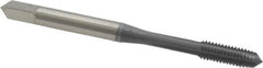 OSG - M4x0.70 Metric Coarse 6H 4 Flute elektraLUBE Finish High Speed Steel Straight Flute Standard Hand Tap - Plug, Right Hand Thread, 2-1/8" OAL, 3/4" Thread Length, D4 Limit - Exact Tooling