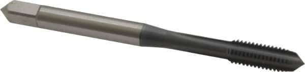 OSG - M5x0.80 Metric Coarse 6H 4 Flute elektraLUBE Finish High Speed Steel Straight Flute Standard Hand Tap - Plug, Right Hand Thread, 2-3/8" OAL, 7/8" Thread Length, D4 Limit - Exact Tooling