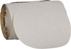 Made in USA - 6" Diam, 120 Grit Aluminum Oxide Adhesive PSA Disc - Fine Grade, C Weighted Paper Backing, For Low Speed Dual-Action Sanders, Random Orbital Sanders - Exact Tooling