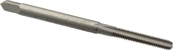 OSG - M3x0.50 Metric Coarse 6H 3 Flute Bright Finish High Speed Steel Straight Flute Standard Hand Tap - Bottoming, Right Hand Thread, 1-15/16" OAL, 5/8" Thread Length, D3 Limit, Oversize - Exact Tooling