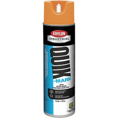 Krylon - 20 fl oz Orange Marking Paint - 664' Coverage at 1" Wide, Water-Based Formula - Exact Tooling