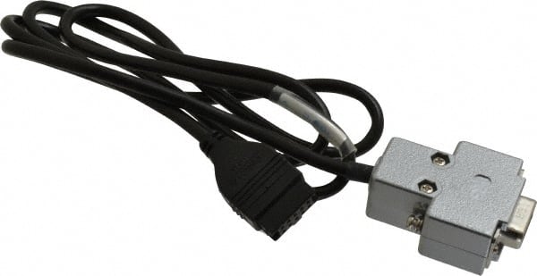 Mitutoyo - Remote Data Collection RS-232C Cable - 1 m Overall Length, For Use with DP-1VR Data Processor - Exact Tooling
