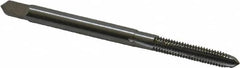 OSG - #5-44 UNF 2B 3 Flute Bright Finish High Speed Steel Straight Flute Standard Hand Tap - Plug, Right Hand Thread, 1-15/16" OAL, 5/8" Thread Length, H2 Limit, Oversize - Exact Tooling