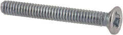 Value Collection - M2x0.40 Metric Coarse, 16mm OAL Phillips Drive Machine Screw - Flat Head, Grade 4.8 Steel, Zinc-Plated Finish, Without Washer - Exact Tooling