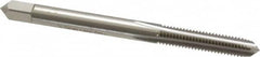 OSG - #5-40 UNC 3 Flute Bright Finish High Speed Steel Straight Flute Standard Hand Tap - Bottoming, Right Hand Thread, 1-15/16" OAL, 5/8" Thread Length, H1 Limit, Oversize - Exact Tooling