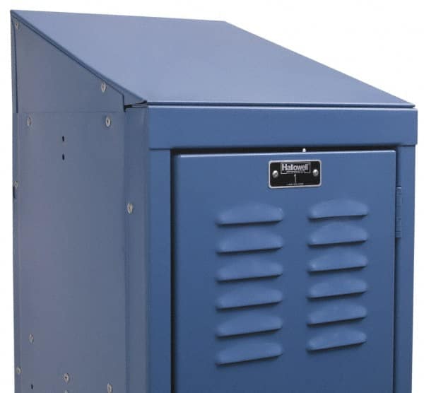 Hallowell - 12" Wide x 4" High x 12" Deep, Locker Slope Top - Exact Tooling