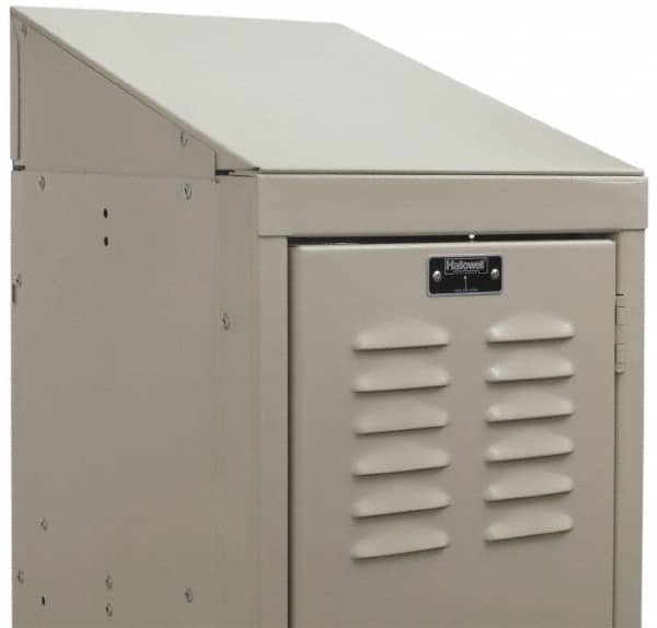 Hallowell - 15" Wide x 7" High x 21" Deep, Locker Slope Top - Exact Tooling