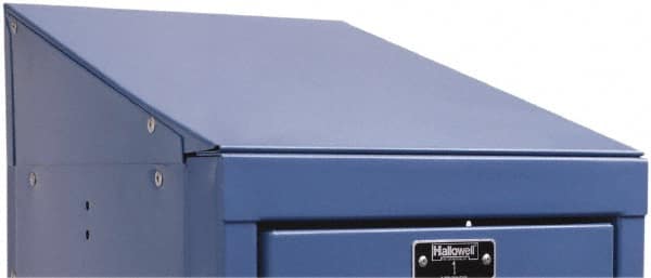 Hallowell - 12" Wide x 5" High x 15" Deep, Locker Slope Top - Exact Tooling