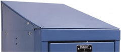 Hallowell - 12" Wide x 5" High x 15" Deep, Locker Slope Top - Exact Tooling