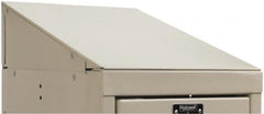 Hallowell - 12" Wide x 5" High x 15" Deep, Locker Slope Top - Exact Tooling