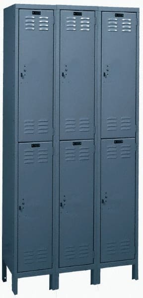 Hallowell - 6 Door, 2 Tier, ValueMax Wardrobe Lockers - Exact Tooling