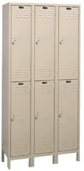 Hallowell - 6 Door, 2 Tier, ValueMax Wardrobe Lockers - Exact Tooling