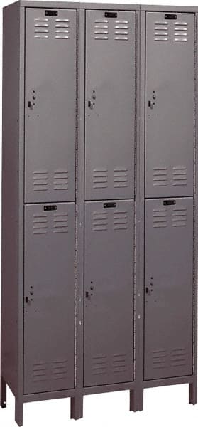 Hallowell - 6 Door, 2 Tier, ValueMax Wardrobe Lockers - Exact Tooling