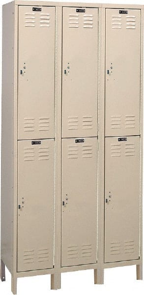 Hallowell - 6 Door, 2 Tier, ValueMax Wardrobe Lockers - Exact Tooling