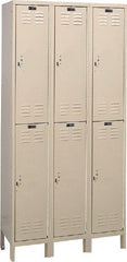 Hallowell - 6 Door, 2 Tier, ValueMax Wardrobe Lockers - Exact Tooling